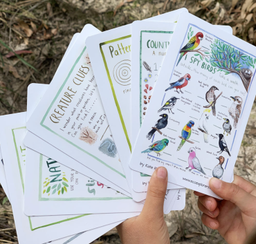 Nature Scavenger Hunt Cards (10) - Eco Explorers