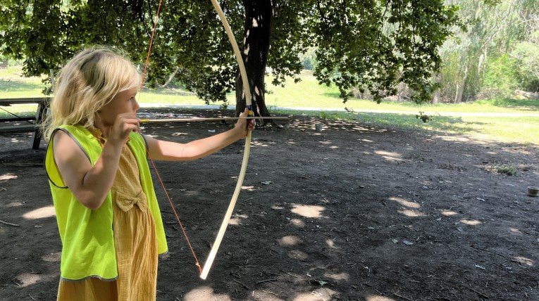 Bow and arrows forest school