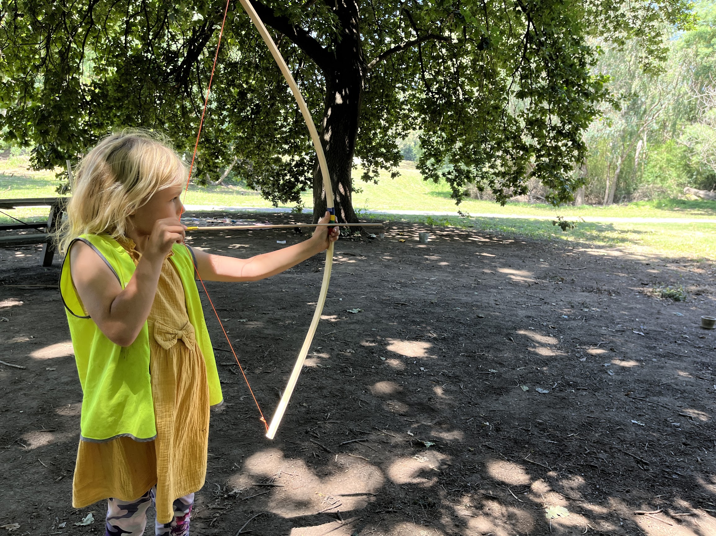 Bow and arrows forest school