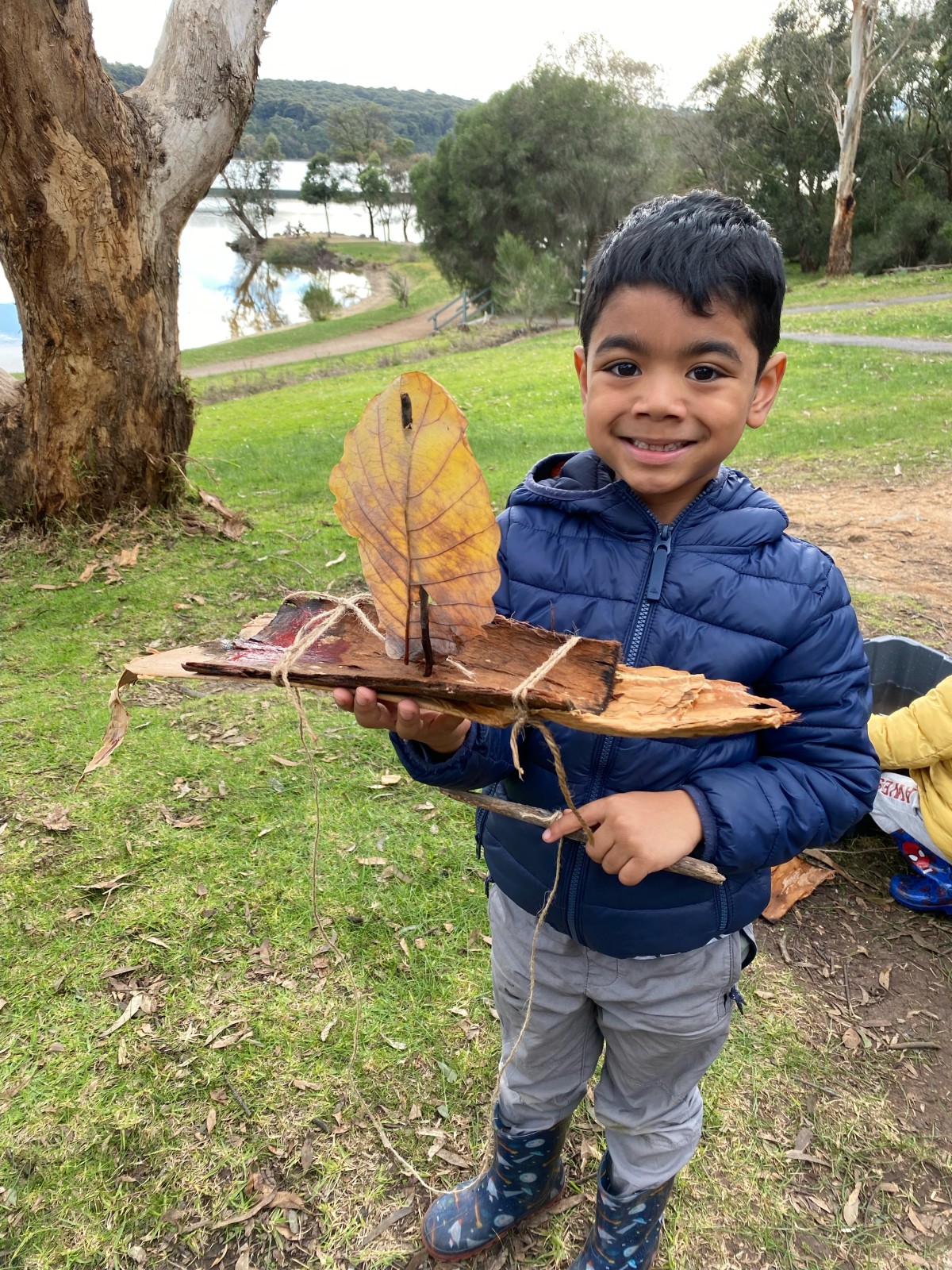 Brimbank Bush Play (8th Jan) ~ Boats & Creek Play