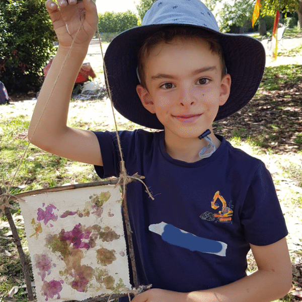 Templestowe Bush Kids ~ Tools & Nature Prints