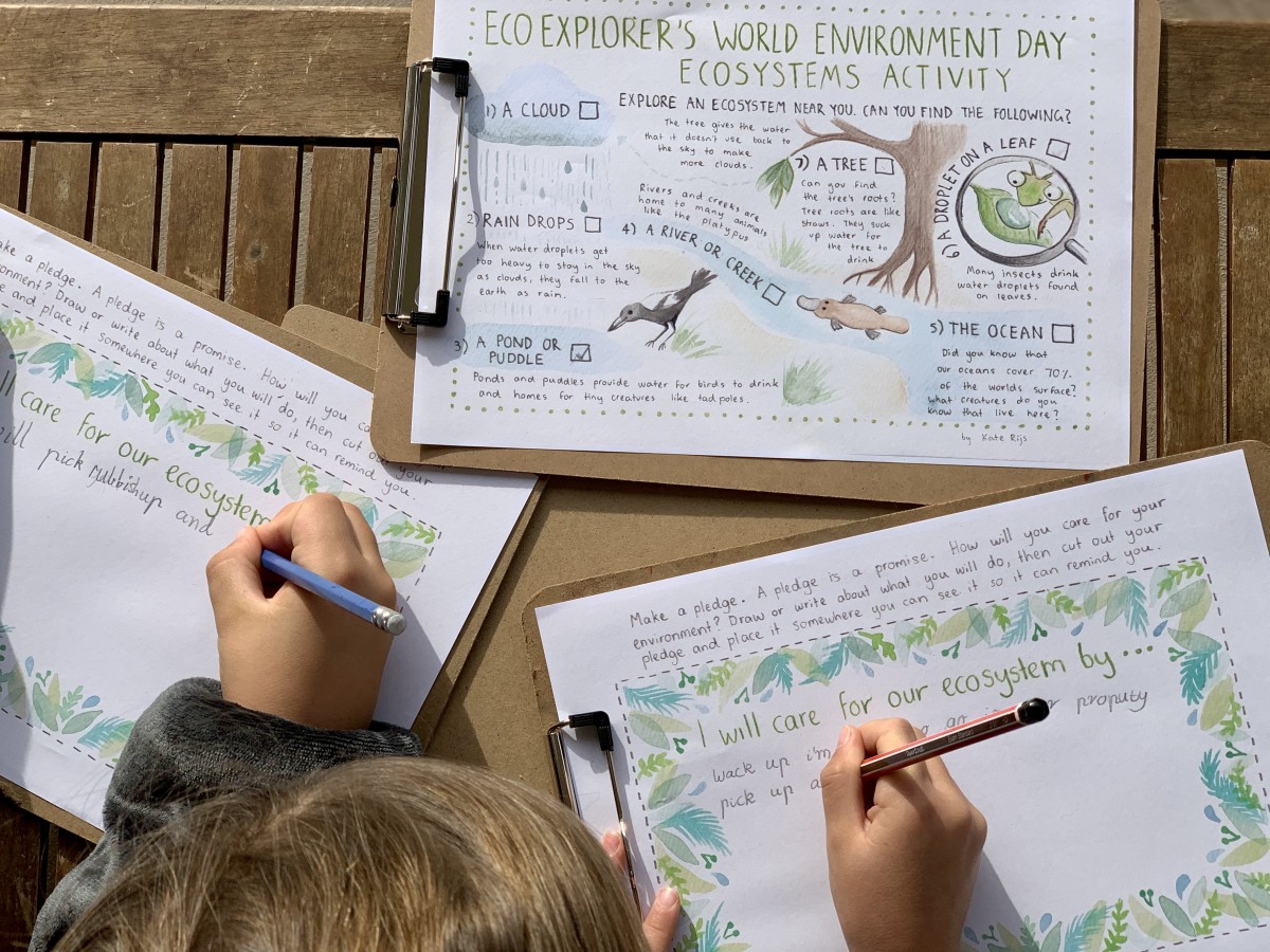 world environment day australia activity sheet